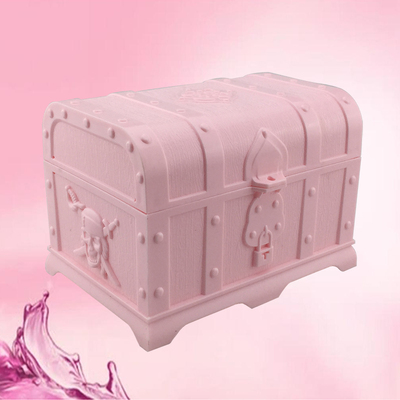 taobao agent Children's gathering party simulation treasure hunting box exploration pirate pirates to play home game props toy Macaron treasure chest