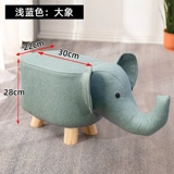 Дверная дверь гнома сменой в дверь смены обувного табурета детская карикатура Скамья Симпатичная креативная форма животных сет