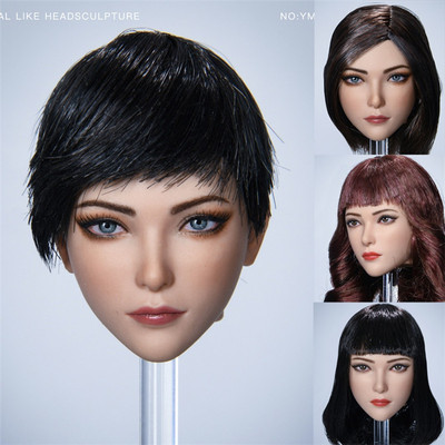 taobao agent YMTOYS 1/6 ymt063 female head carving Wan'er is suitable for gum women's female soldiers puppet spot