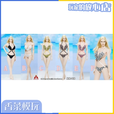 taobao agent ACPLAY ATX018 1/6 women's sexy deep V one-piece bikini swimsuit 6 colors in stock