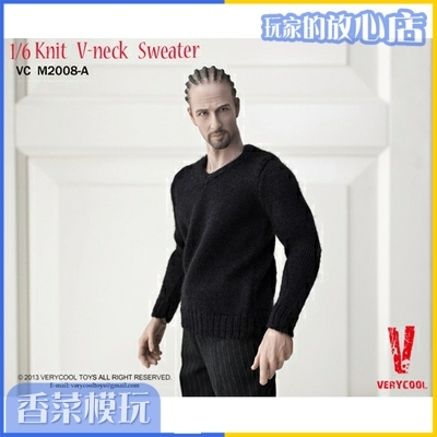 taobao agent Coriander soldiers VeryCool VCM2008 1: 6 Model Men's Weaving Sweater Spot