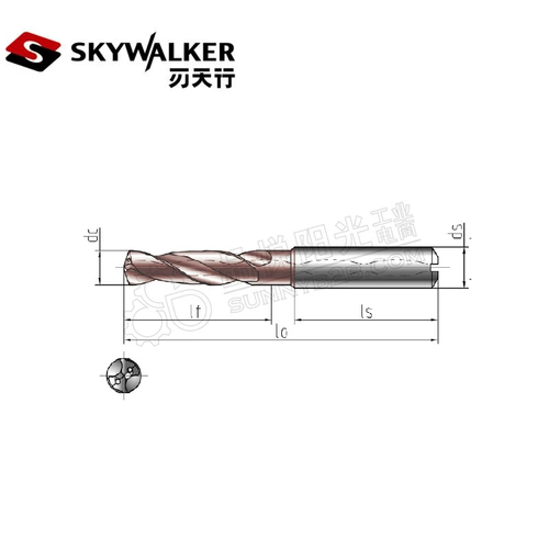 Подлинное лезвие Tianxing Внутреннее холодное сплавное сверло PDH3S060480 PDH3S060490 PDH3S060500