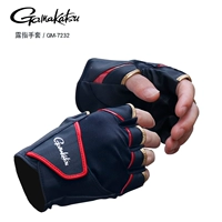 Японские уличные перчатки для рыбалки, черное белое снаряжение, без пальцев