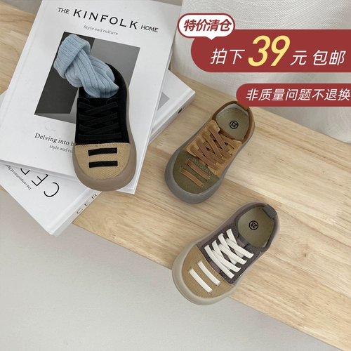 [Специальное предложение 39 без возмещения] весна и осенние детские ботинки.