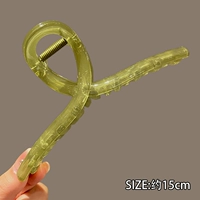 Большая заколка-крабик, 15см