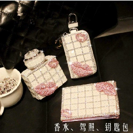 Сексуальный комплект для авто, духи, ключница, новая коллекция, 3 предмета