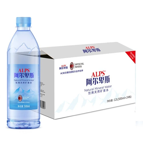 Альпы пить естественную минеральную воду 500mlx24.