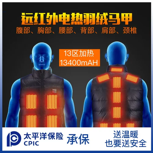 Оболочка нагревательного жилета Зима вниз куртка