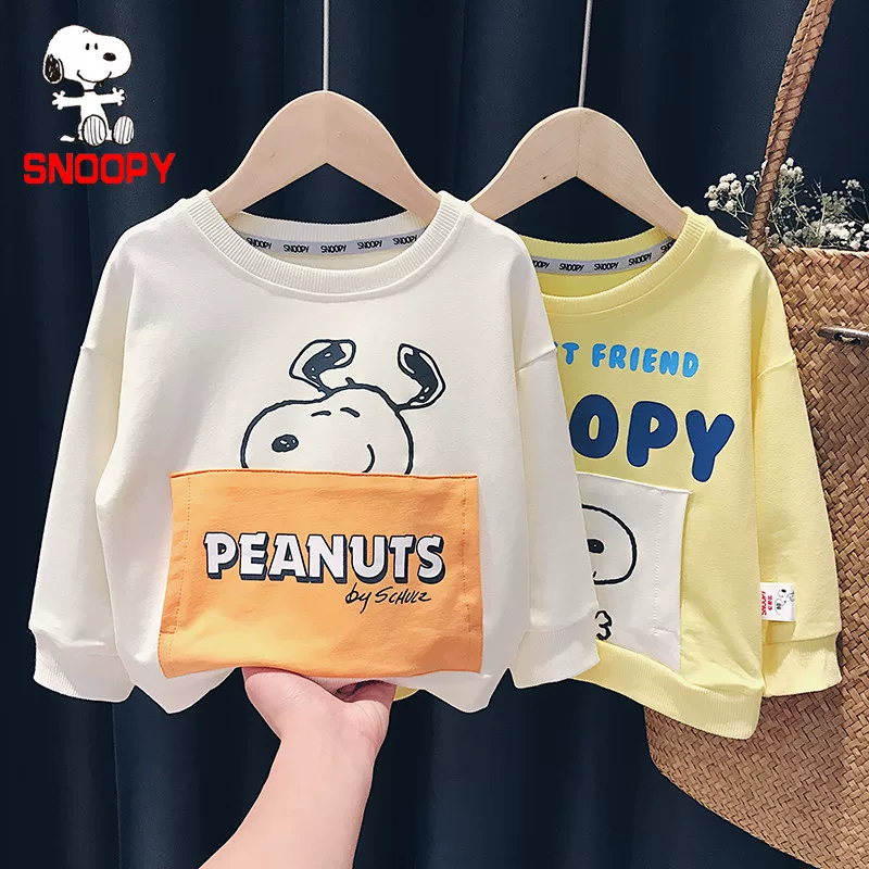 Nuby, snoopy, children's autumn sweatshirt for men and women, 2023 collection