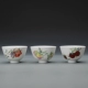 Bảo tàng Guanduo thêm ba loạt chủ cốc cốc đơn tách trà gốm hộ gia đình duy nhất Jingdezhen Kungfu bộ trà - Trà sứ