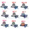 Mô-đun cảm biến khói MQ-2/3/4/5/6/7/8/9/MQ135 rượu dễ cháy khí một oxy Cảm biến khí