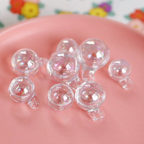 Прозрачные стеклянные серьги, подвеска, аксессуар ручной работы, аксессуары, DIY