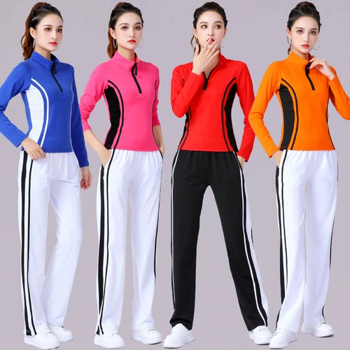 Спортивный комплект, утепленный лонгслив, штаны для спортзала