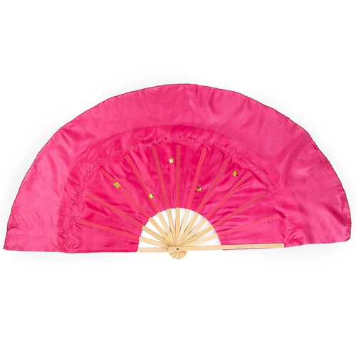 8 -INCH Real Silk Rongchang Fan Dancing Special's Special Dance Gangbang Yunnan Yunnan Flower Drum Fan Практика фаната Xiahong Fan