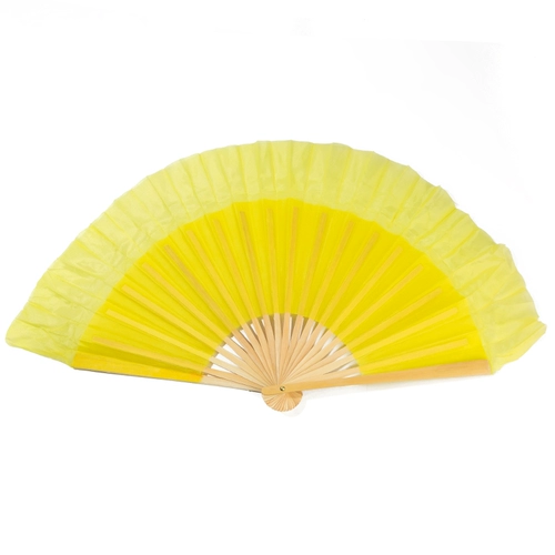8 -INCH Real Silk Rongchang Fan Dancing Special's Special Dance Gangbang Yunnan Yunnan Flower Drum Fan Практика фаната Xiahong Fan