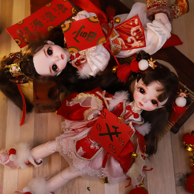 taobao agent Debi 28cm Angel Fatty 28 Joint Makeup Character Hand -painted BJD Doll Girls Group Reunion