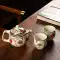 Bộ trà Kung Fu, một bình, 246 cốc, bộ gốm sứ gia dụng có lọc bằng thép không gỉ, ấm trà và cốc cho khách bộ ấm trà sứ tiệp binh tra dep Ấm trà - Bộ ấm trà