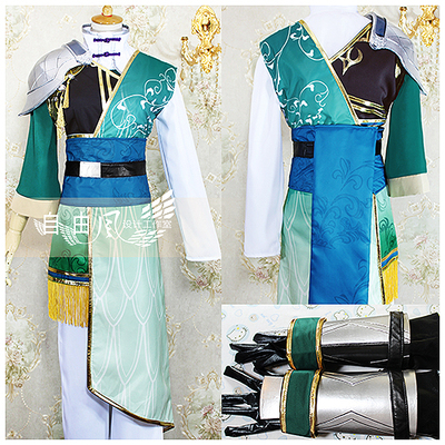 taobao agent [Freedom] Zhen San Kingdom Warriors 8 COS clothes Jiangwei costume Hanfu Anime Game Men's clothing customization