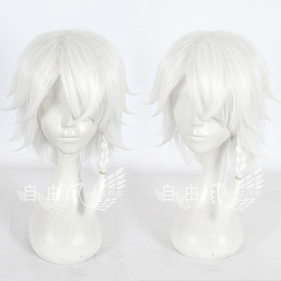 taobao agent [Free Wind] Forever 7 days of COS wigs of COS wigs of COS wig white anti -wara wig