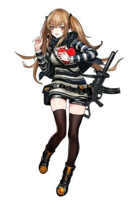 taobao agent [Freedom] Girl frontline COS service/ump9 cos service/Valentine's Day skin cosplay