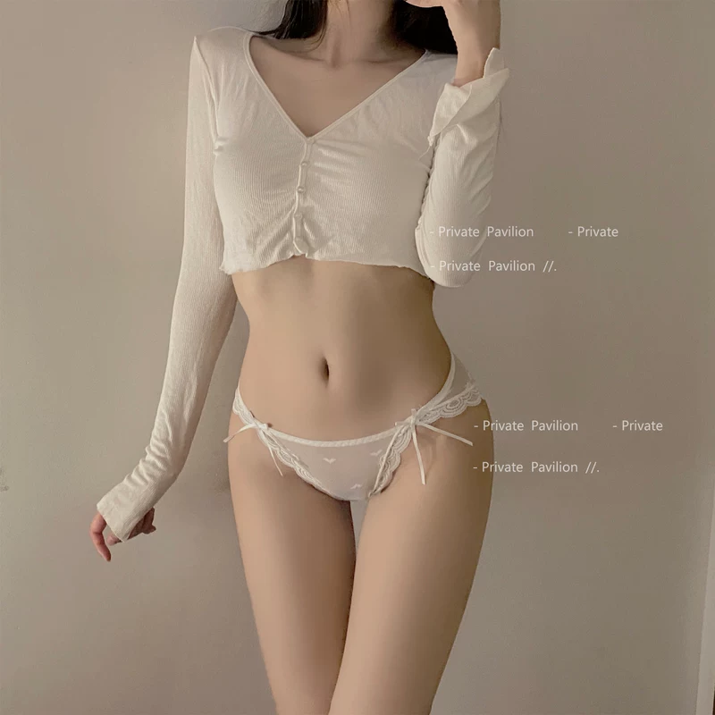 Трусы, sexy кружевное дышащее хлопковое antibakterial японские брюки