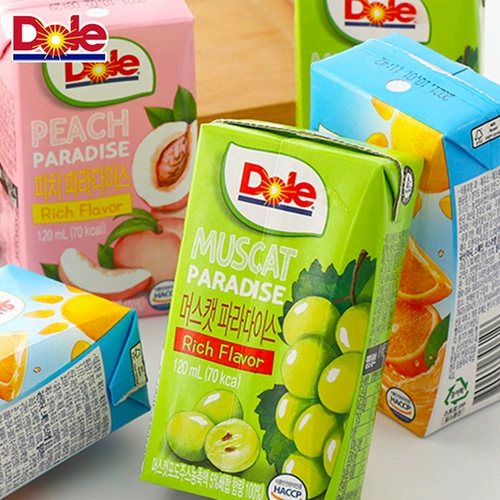 Южная Корея Импортированное Dole Orange Juce Green Виноградный аромат яблочный сок.