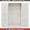 F0084 Серо - белый 8 - квадратный шкаф