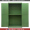 F1084 Зеленый 8 - квадратный шкаф