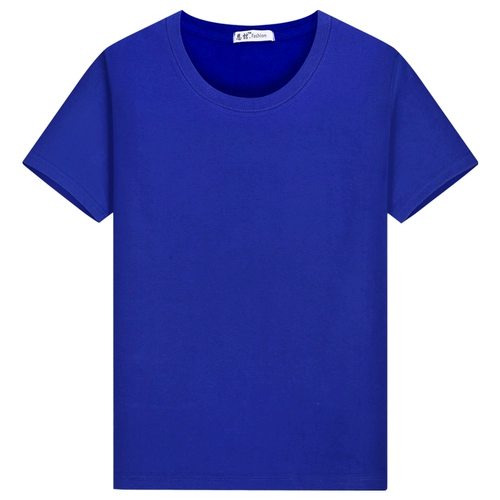 Хлопковая футболка с коротким рукавом для работы, короткий рукав, с печатью вашего логотипа