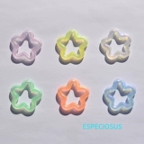 Акриловые бусины, аксессуар, аксессуары, серьги, подвеска, в цветочек, DIY