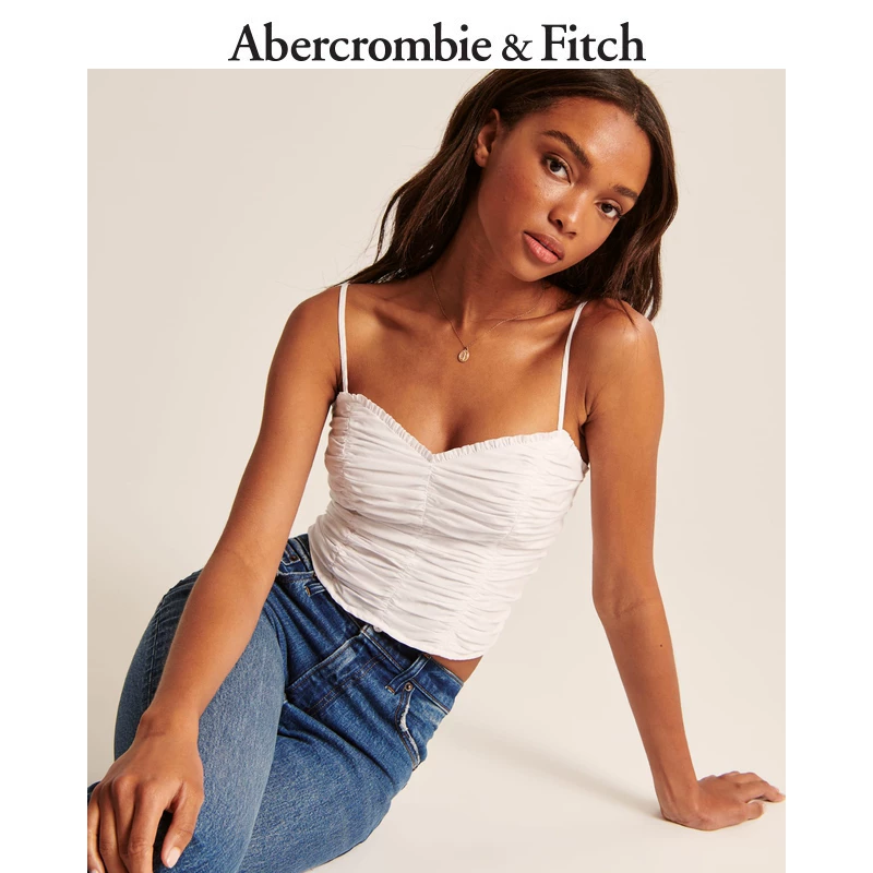 Женская майка-корсет Abercrombie & Fitch 309987-1 AF, складывающаяся в складки