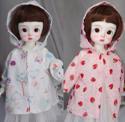 taobao agent Water Doll Bjd 6 -point baby clothes sunscreen hooded jacket free shipping