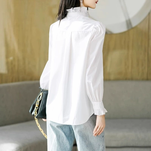 Весенняя дизайнерская модная базовая рубашка, 2025 года, тренд сезона