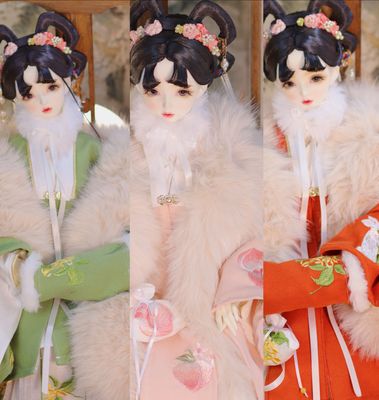 taobao agent 【Next】 BJD Gufeng baby clothes 【Winter Rabbit-One】 Four points and three-pointers