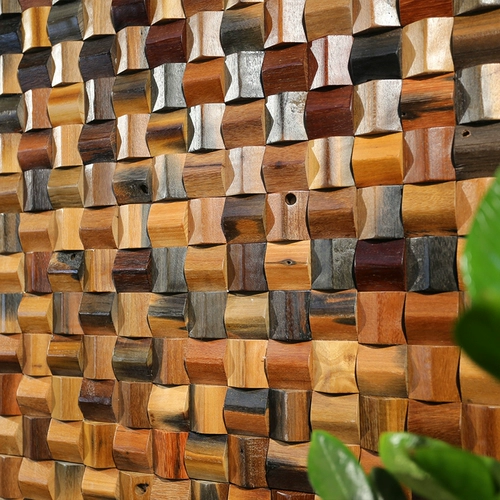 Настоящая деревянная бабушка мозаика Фоновая стена Полночастотная Акустическая Аудио Доска диффузионной диффузии Hifi Theatre Studio Diffuser