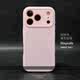 Minimalist Matte Dark Gray Orange Camera Magsafe Liquid Silicone Phone Case for iPhone 17, 16, 15, 14 and 13