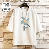 Tide, летняя трендовая футболка, короткий рукав, большой размер, свободный крой