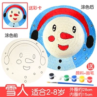 Прозрачный снеговик содержит 6 цветных пигментных ручек