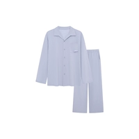 【Длинные брюки с длинными рукавами】 Мужская палитра-голуба