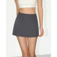 Темно -серая пятна для юбки