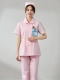Кукла, розовая мини-юбка, жакет, штаны, униформа медсестры, кукольный воротник
