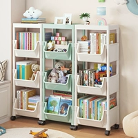Книжная полка, простая тележка домашнего использования, детский многослойный книжный шкаф, чтение