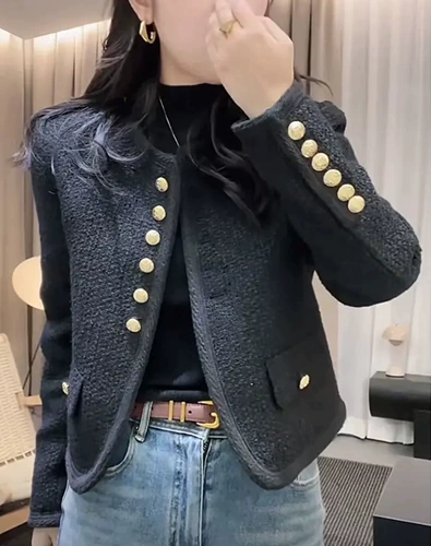 Куртка, французский стиль, в стиле Шанель