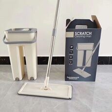 Нуля шваброй 定制刮刮乐拖把logo广告礼品手洗家用一拖净懒人平板拖布干湿两用