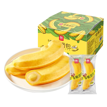 【a1】香蕉早餐面包380g*1箱券后19.9元包邮