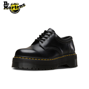 Dr.Martens马丁博士8053 Quad小个子增高厚底皮鞋圆头德比鞋