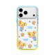 Blue Corn Picnic Friends iPhone Cartoon Gradient iPhone Case for iPhone 13 – 17