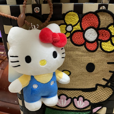 taobao agent Sanrio, hello kitty, genuine plush keychain, doll, pendant