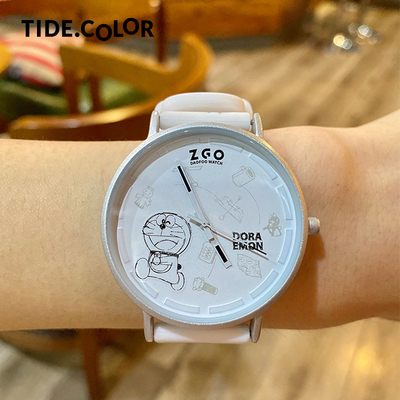 taobao agent Doraemon flagship store Dori Ameng men's models and women's junior high school students couples and worms concept pointers watch