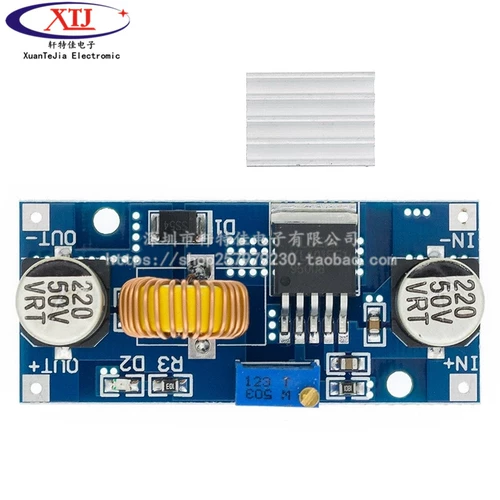 DCDC XL4015 Регулируемый антигипертензивный модуль 4 ~ 38 В высокая мощность высокая мощность 96%с низкой Ripple 5A 5A